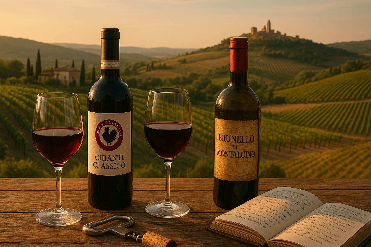 Chianti Classico vs Brunello: eleganza e potenza a confronto