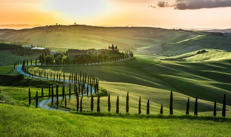 Veduta Panoramica dell'Azienda Tornesi che produce uno dei Migliori Brunello di Montalcino il Benducce 570