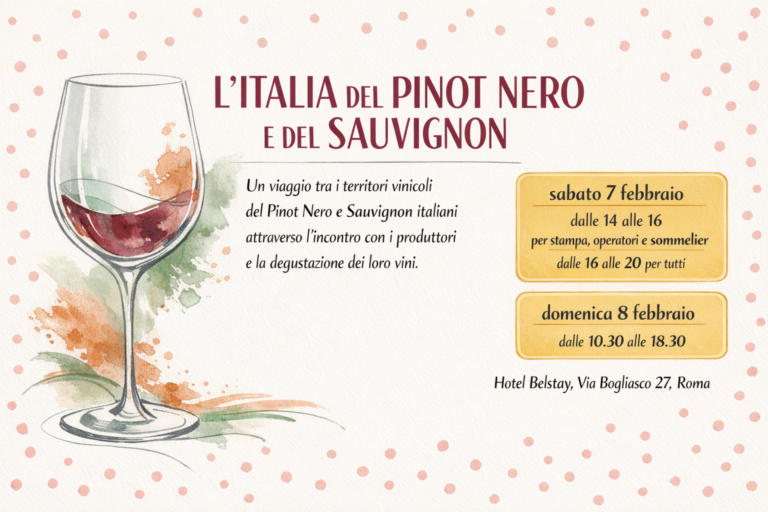 Pinot Nero e Sauvignon a Roma all'evento organizzato dalla rivista Vinodabere presso l'Hotel Belstay di Via Aurelia Roma