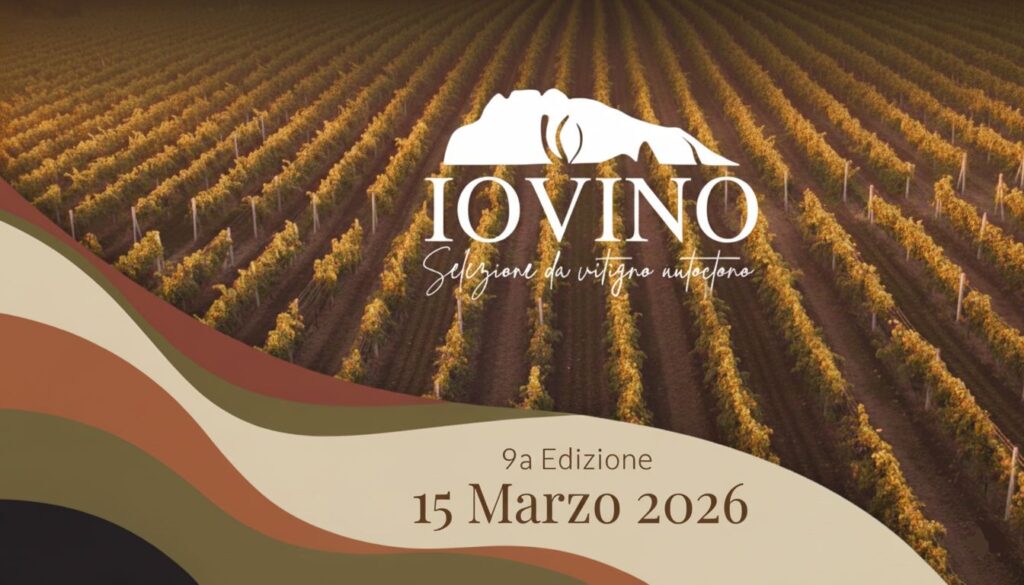 evento IO VINO a Roma la locandina dell'evento ideato da Romina Lombardi e Manilo Frattari