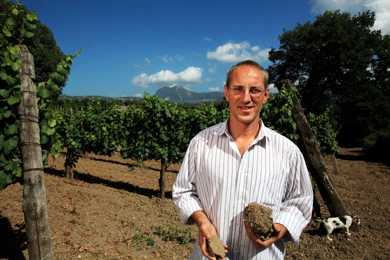 Raffaele Troisi dell'Azienda Traerte Vadiaperti che produce il Torama Vadiaperti 2022