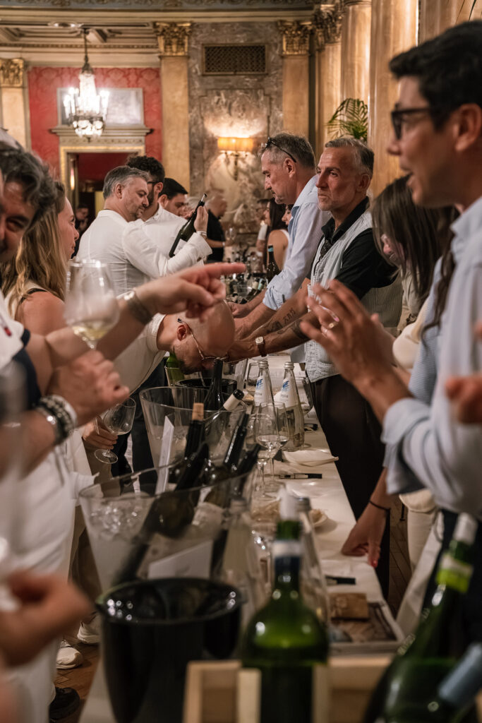 Falstaff White Wine Party Roma. Un momento dell'evento