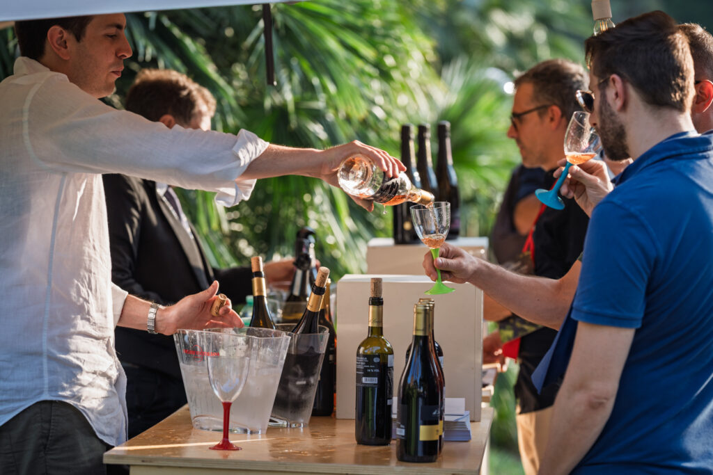 Un momento della passata edizione di Roma Hortus Vini all'Orto Botanico di Roma