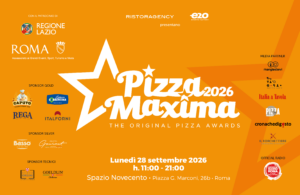 Pizza Maxima 2026 il 28 settembre 2026 presso Spazio Novecento a Roma. La locandina dell'evento