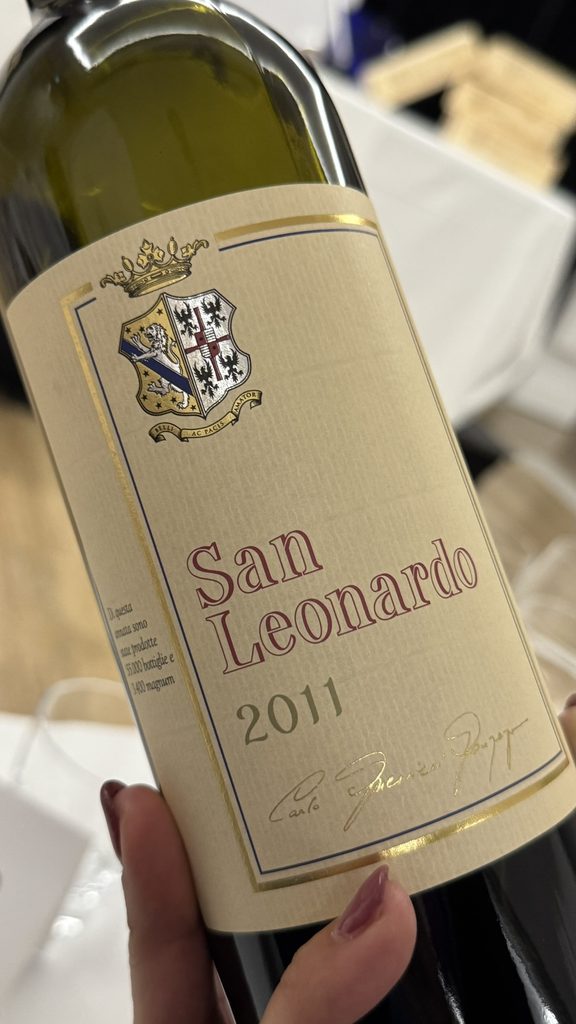 Bottiglia di San Leonardo dell'annata 2011