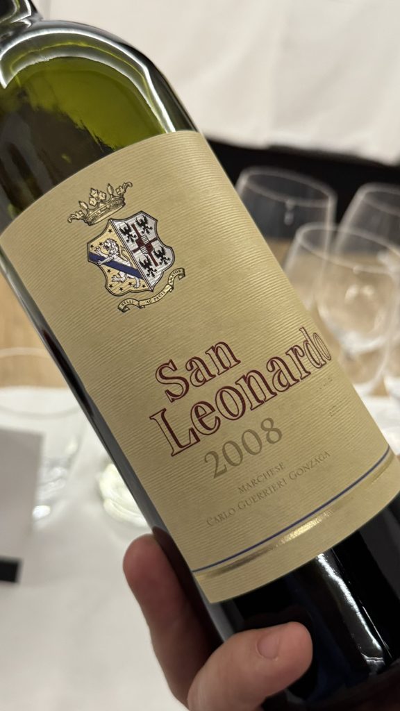 Bottiglia di San Leonardo dell'annata 2008