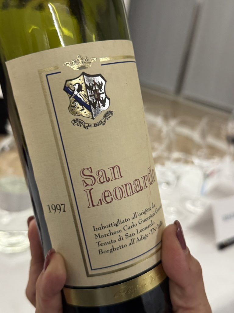 Bottiglia di San Leonardo dell'annata 1997